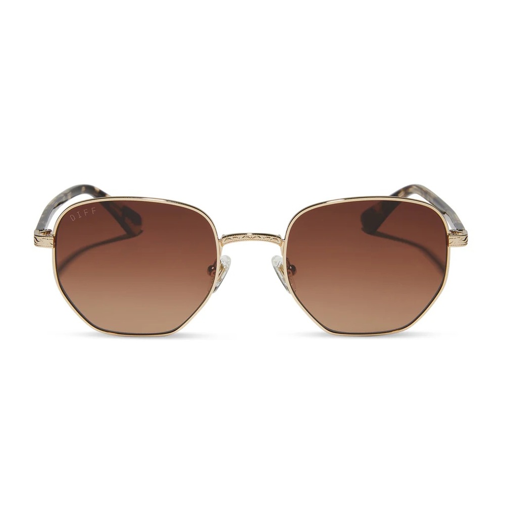 Kittenish Jessie James decker Brown Gradient Sunglasses
